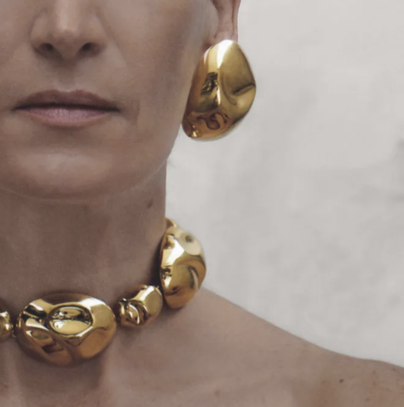 Vintage Irregular Geometric Statement Earrings