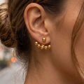Irregular Zircon Stud Earrings