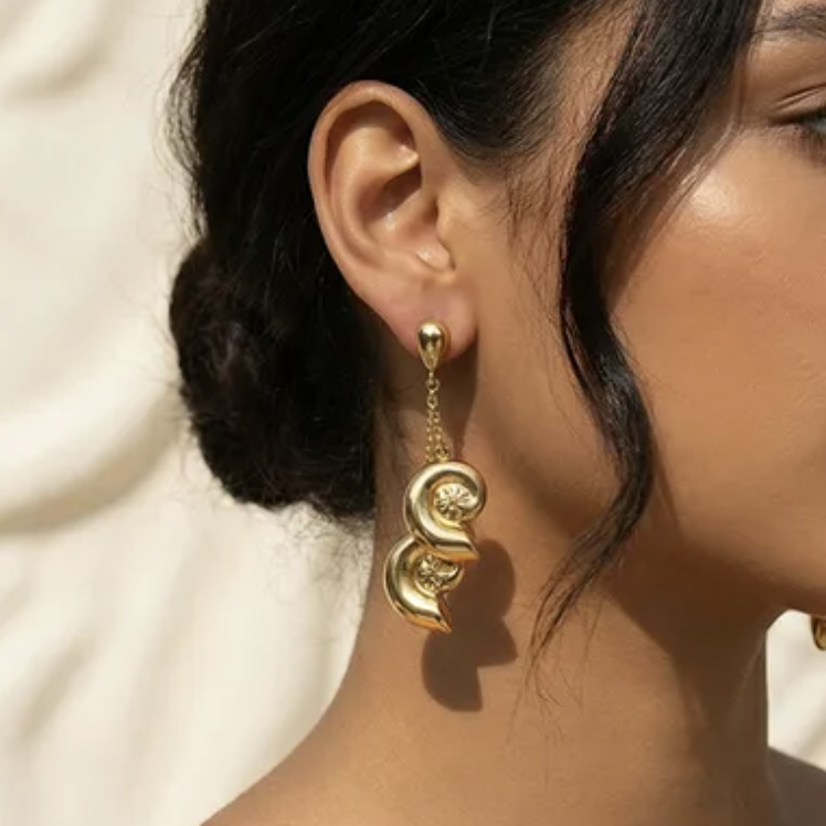 Tortoise Stud Earrings